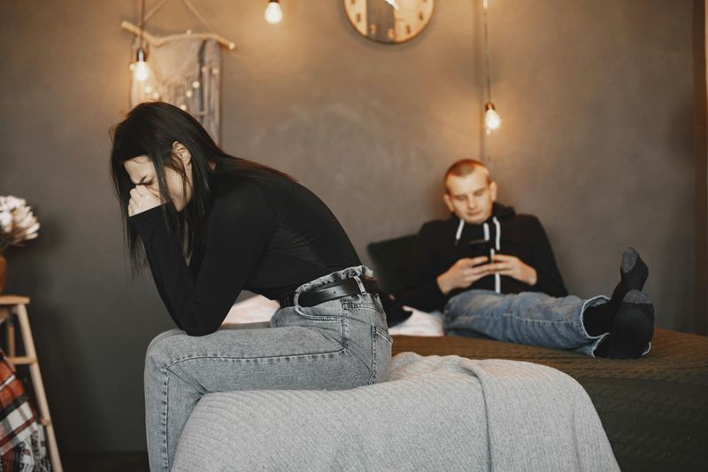 You feel like a roommate, not a partner