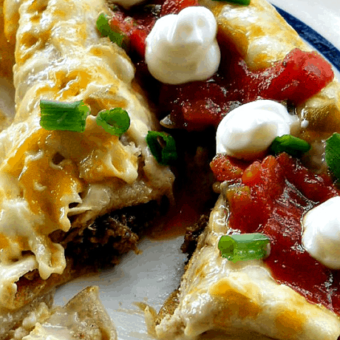 Creamy Spicy Beef Enchiladas Recipe