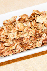 Pumpkin seeds covered in cinnamon and sugar