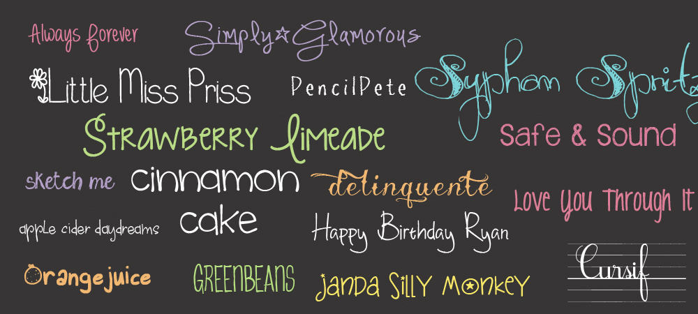 Lovely Cake Font