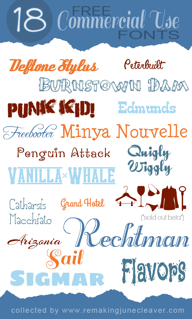 Free Commercial Use Creative Fonts MomSkoop