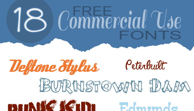 18 Free Commercial Use Creative Fonts