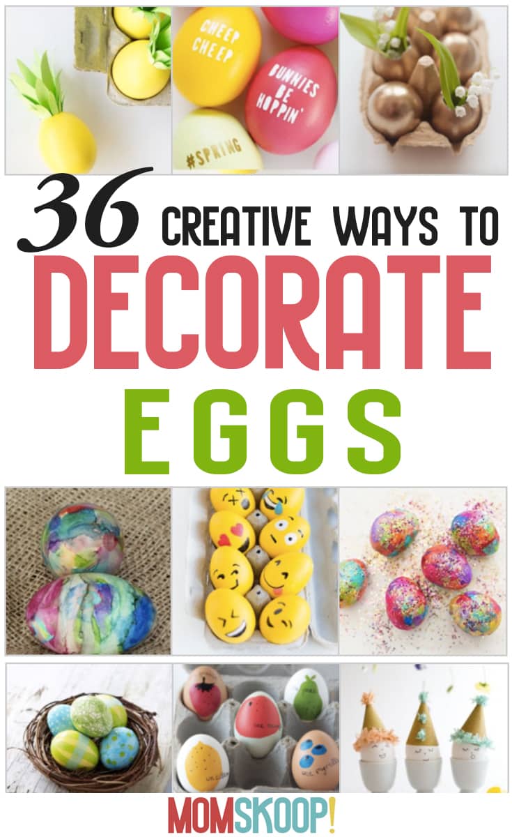 36 Creative Ways To Decorate Easter Eggs