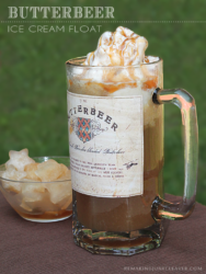 A&W Butterbeer Float Edys Grand Icecream