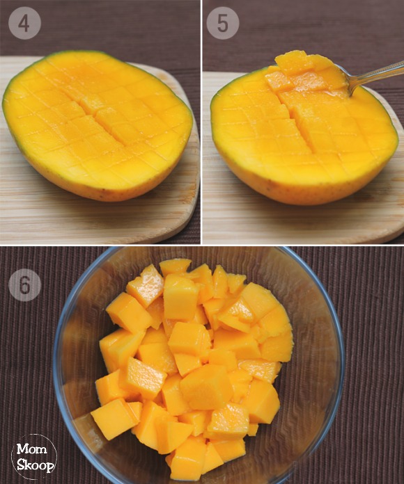 how to cut mango steps 4 5 6