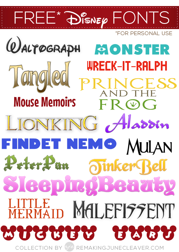 Free Free 176 Disney Font Svg Free Download SVG PNG EPS DXF File