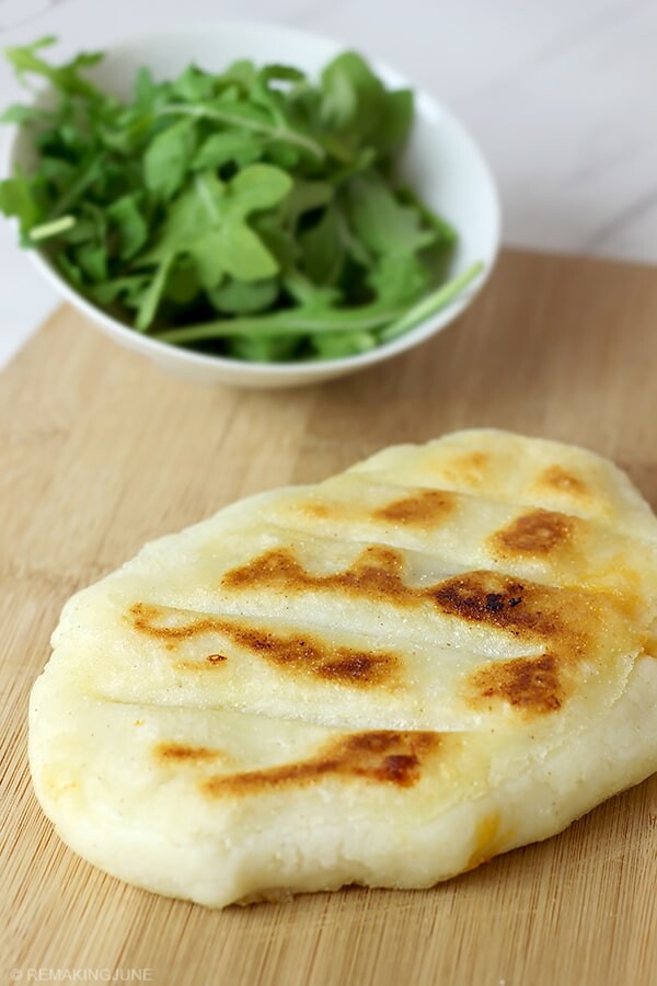 Easy Bacon and Cheese Stuffed Arepas