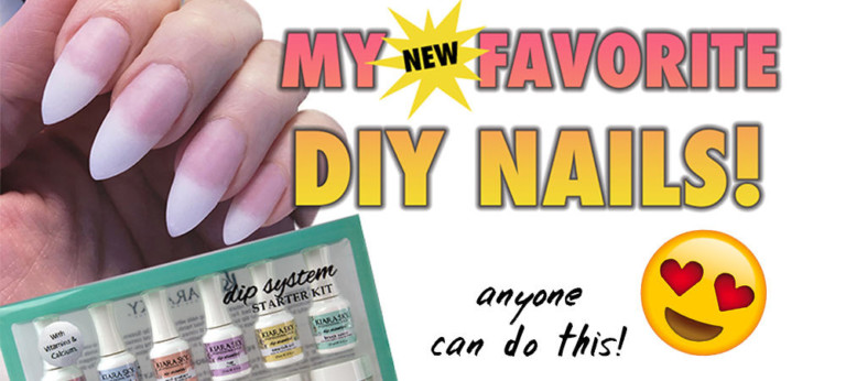 EASIEST DIY NAIL SYSTEM for 2017 [VIDEO HOW-TO]