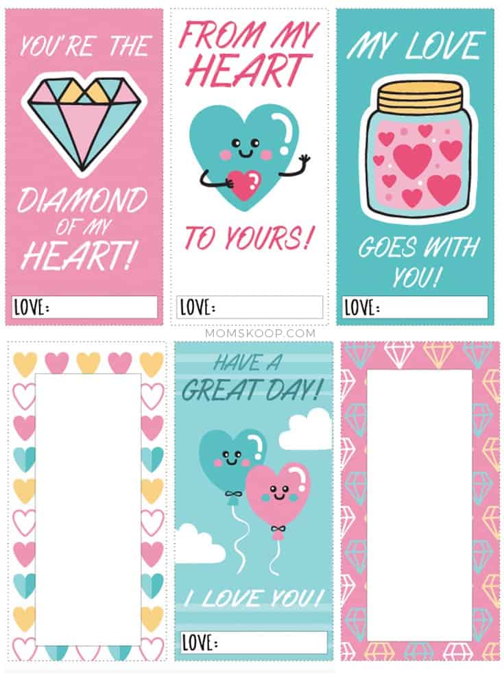 25 Mini Note Cards Lunch Box Notes Love Notes Blank Note 