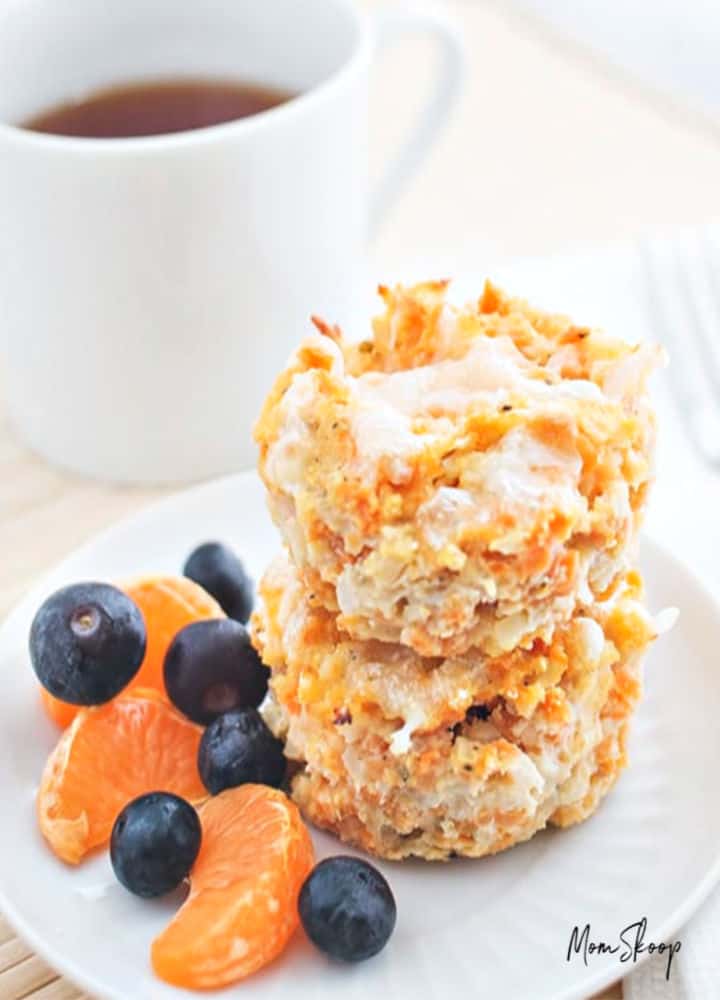 Cauliflower and Sweet Potato Breakfast Muffins