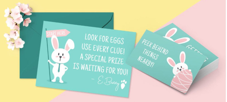 Adorable Easter Egg Hunt Printable Clues Kit