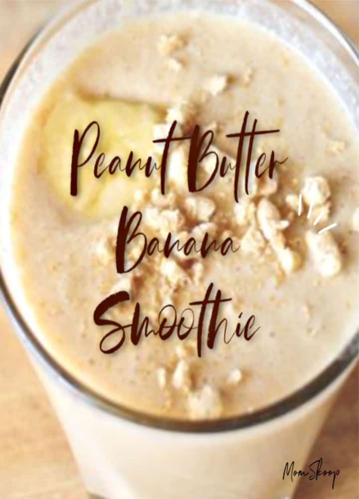PEANUT BUTTER and BANANA CEREAL SMOOTHIE