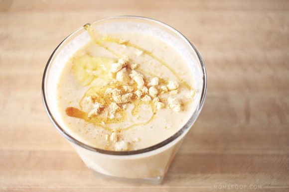 peanut butter banana cereal smoothie