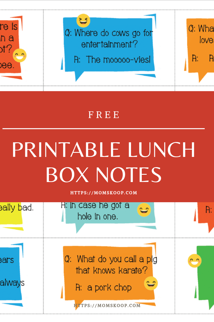 Laughter Is The Best Medicine + Free Printable Lunchbox Jokes