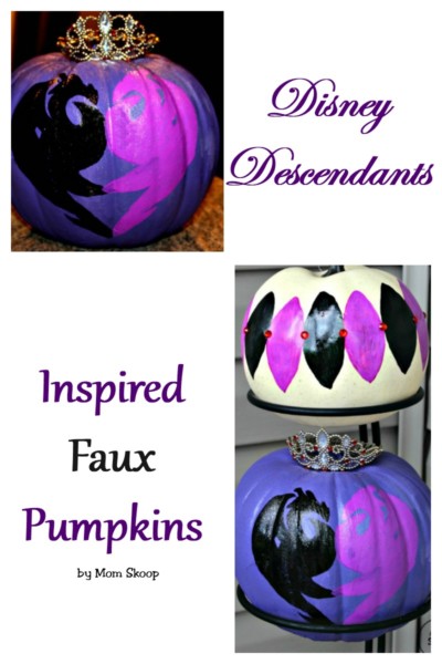 Disney Descendants Inspired Pumpkins - MomSkoop