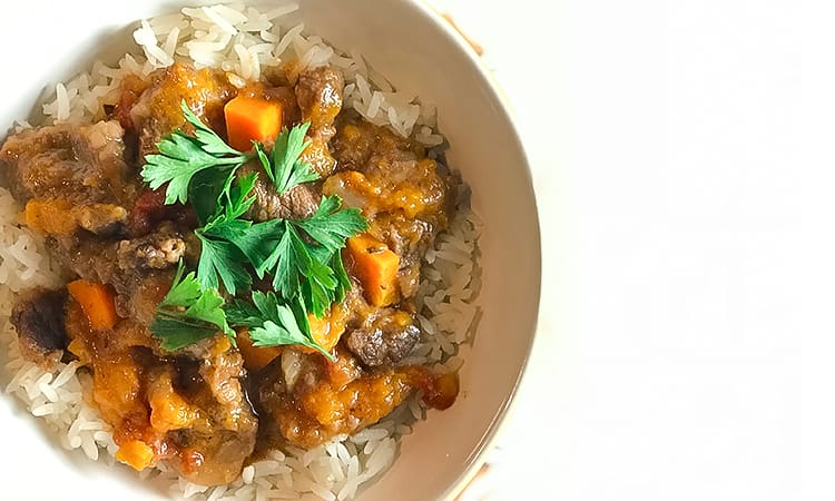 Instant Pot Beef and Butternut Squash Stew #HowtoInstantPot
