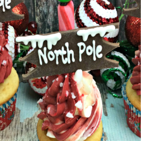 North Pole Christmas Cupcakes