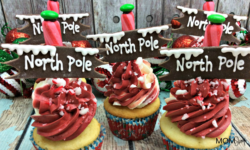 North Pole Christmas Cupcakes