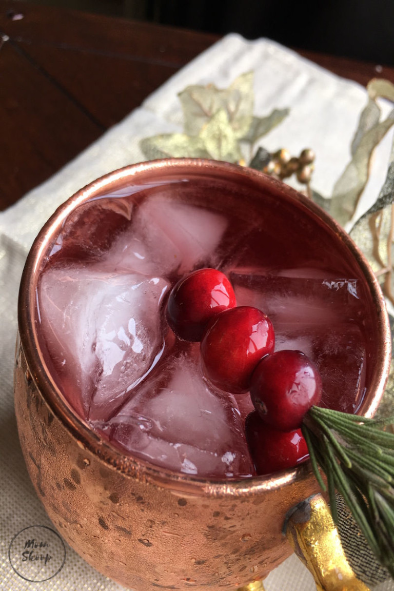 The Best Holiday Cranberry Moscow Mule Recipe