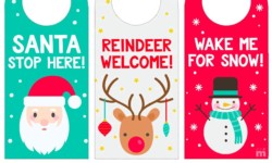 printable christmas door hangers for kids
