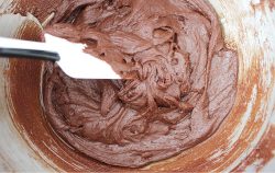 Chocolate brownie mixture