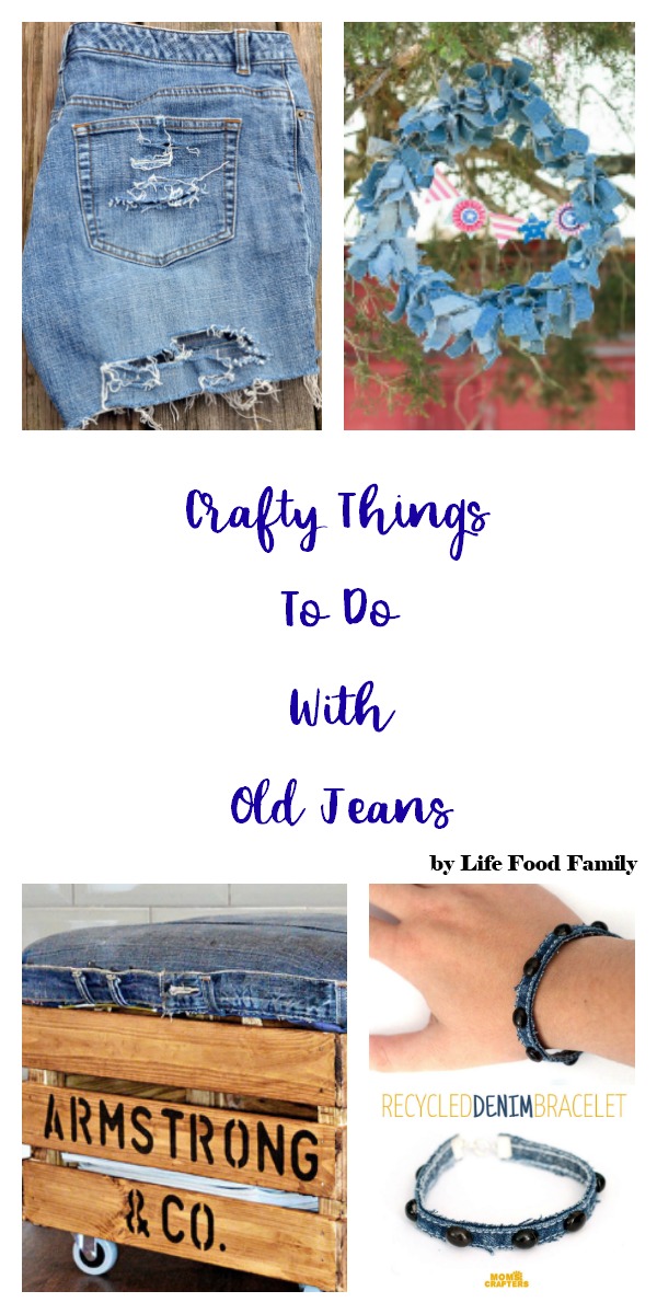 crafty things to do with old jeans