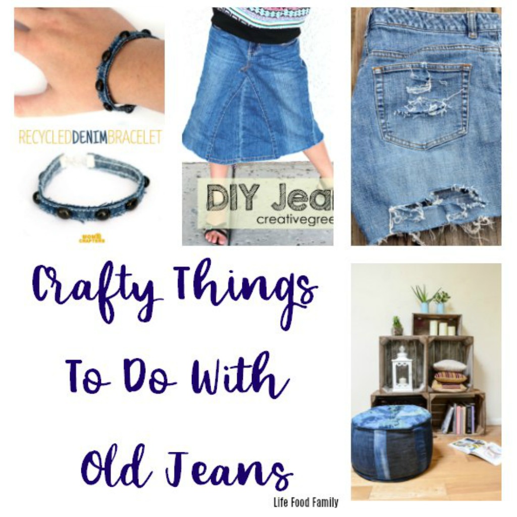 Crafty Things To Do With Old Jeans 