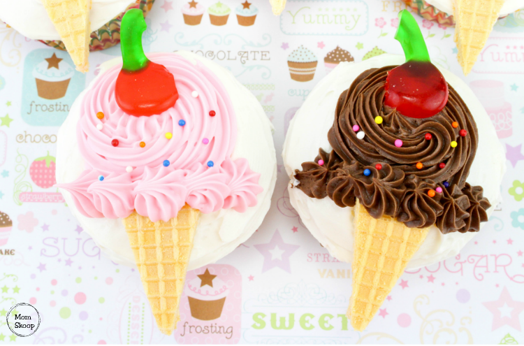 Ice Cream Cone Cupcakes