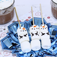 Marshmallow Snowman for Hot Chocolate