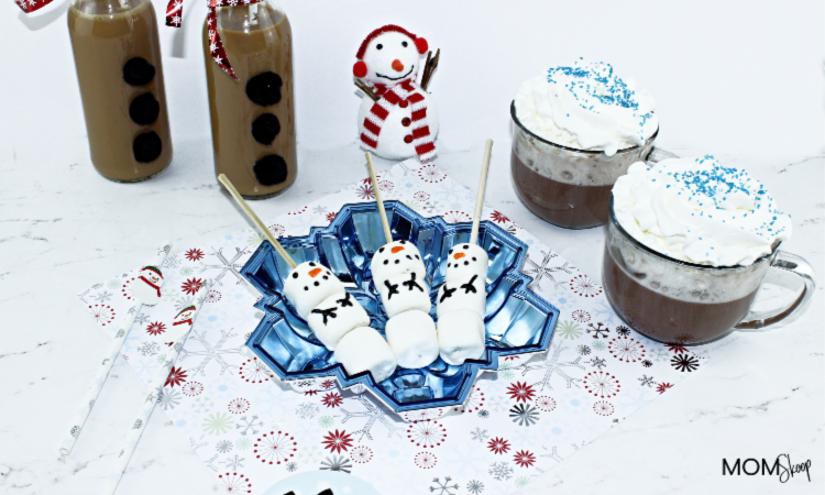 Marshmallow Snowman for Hot Chocolate