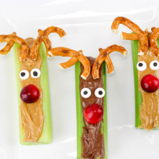 Celery and Peanut Butter Rudolph Snacks Recipe - Here's How to Make These Yummy Treats