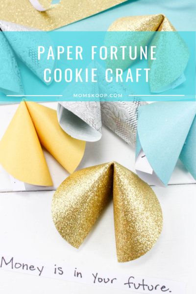 Paper Fortune Cookie Craft - Fun & Easy To Make! - MomSkoop