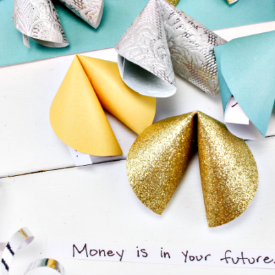 Paper Fortune Cookie Craft - Fun & Easy To Make! - MomSkoop