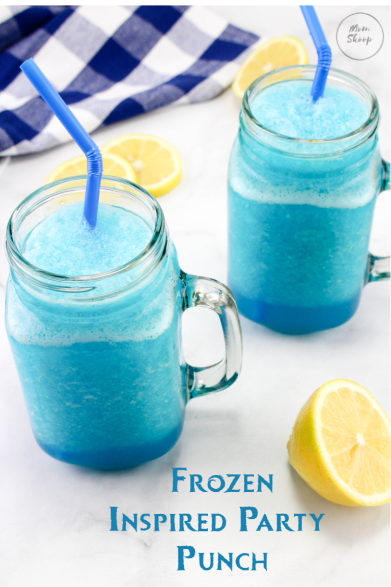 How to Make Easy Blue Frozen Party Punch MomSkoop