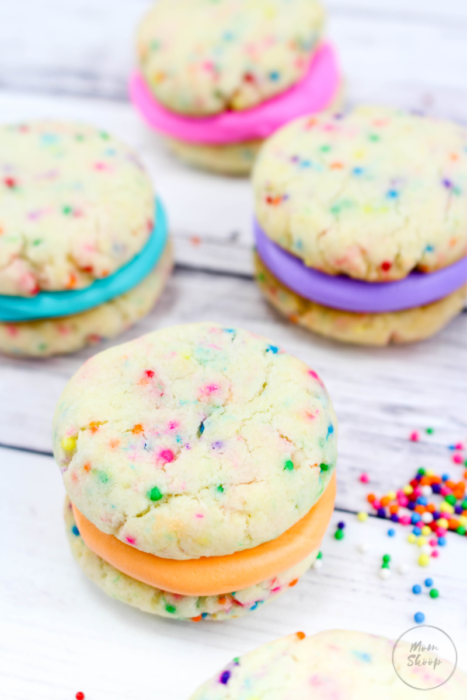 Rainbow Sprinkles Whoopie Pies