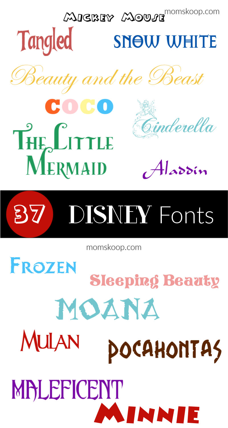 Free Free 178 Disney Princess Font Svg SVG PNG EPS DXF File