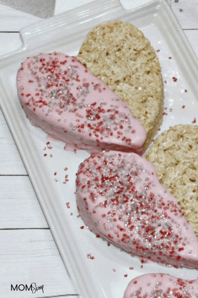 Rice Krispie Heart Treats - Perfect for Valentine's Day!