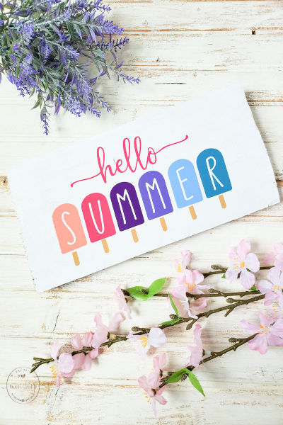 How to Make A Hello Summer Popsicle Plaque with your Cricut