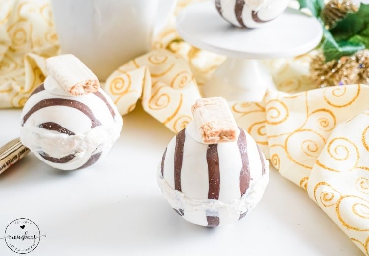 Hot Chocolate Bombs with Peanut Butter Candy - MomSkoop