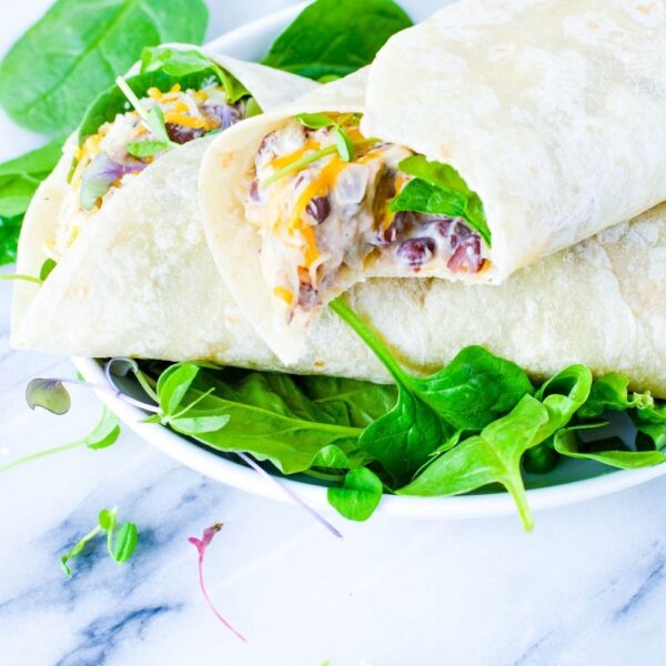 Black Bean and Cream Cheese Burritos MomSkoop