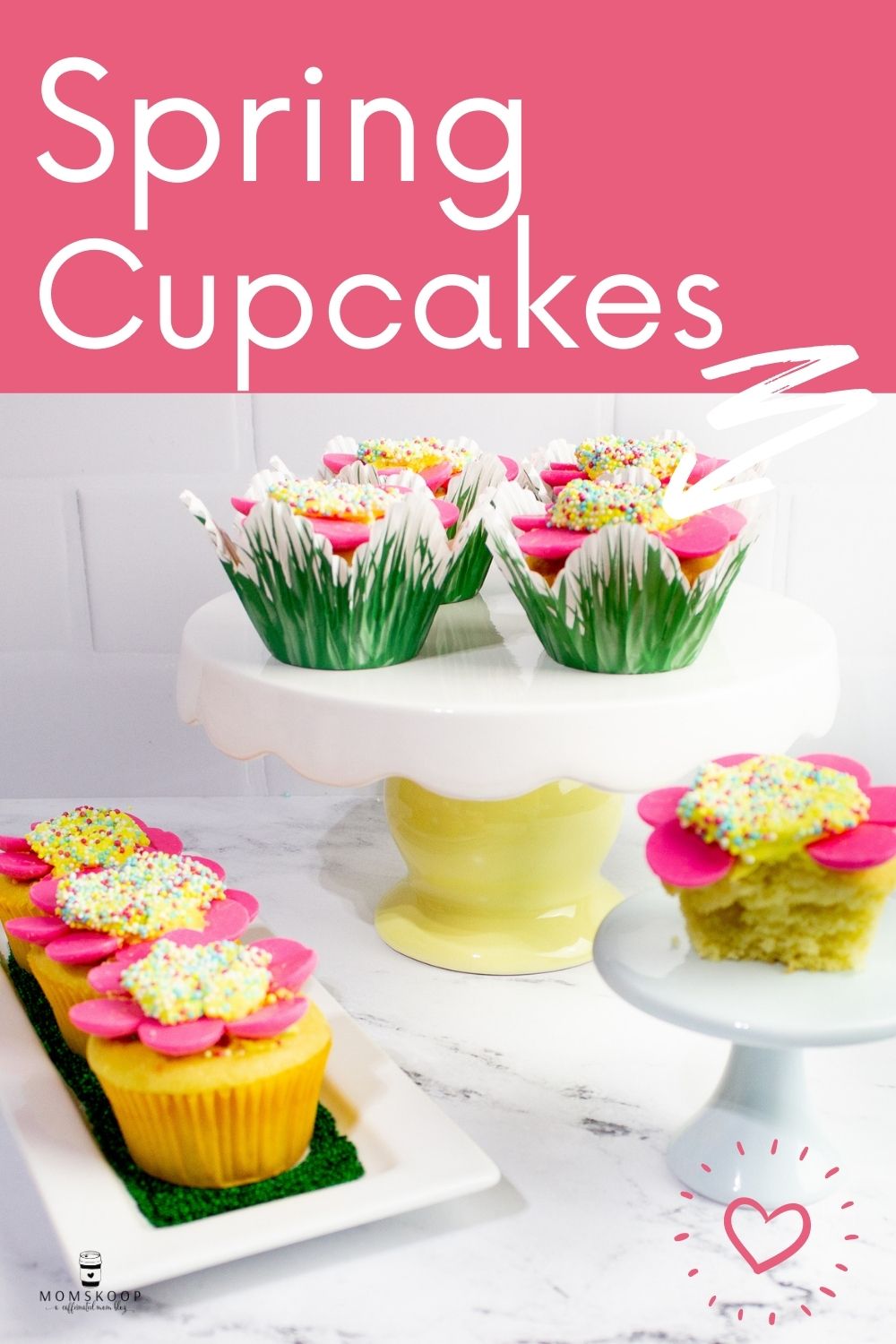 How to Make Spring Daisy Cupcakes