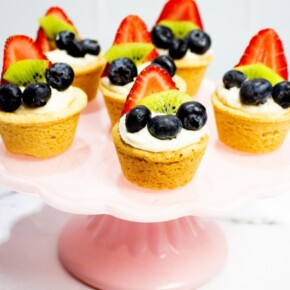 How to Make Fruit Cheesecake Sugar Cookie Cups