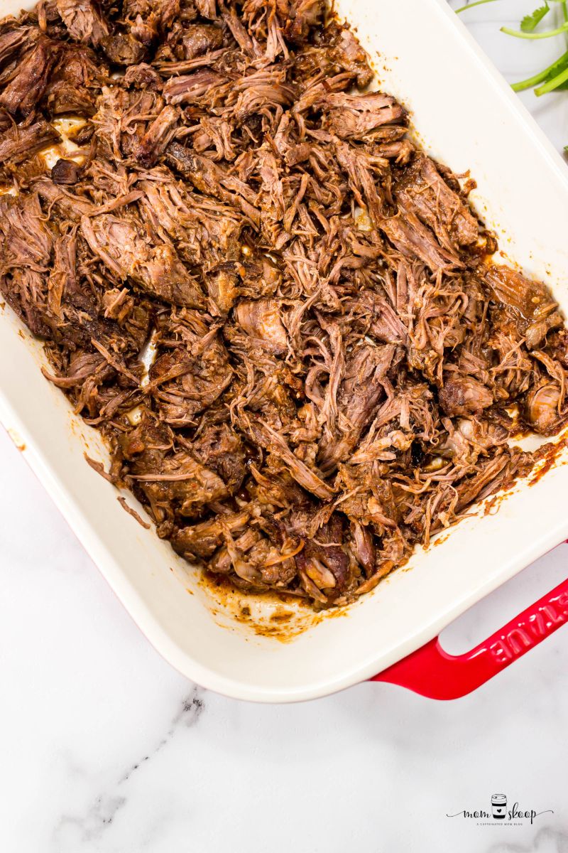 Shredded Barbacoa beef