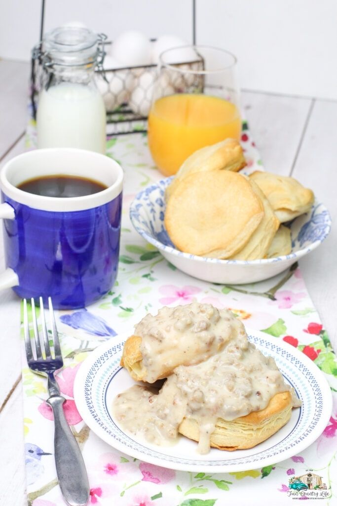 Best Ever Biscuits and Gravy