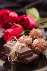 Chocolate and Roses for Valentines Day
