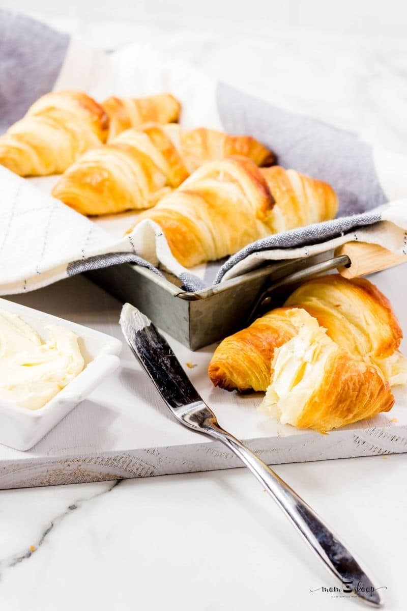 Croissants and butter