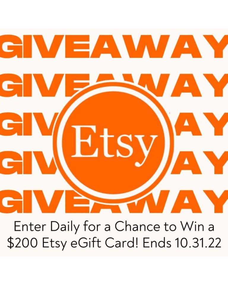 Etsy $200 eGift Card Giveaway