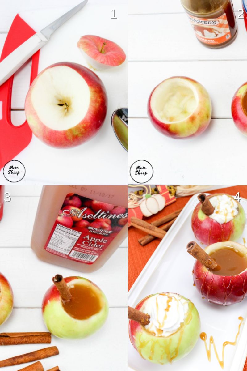Steps to create Apple Cups