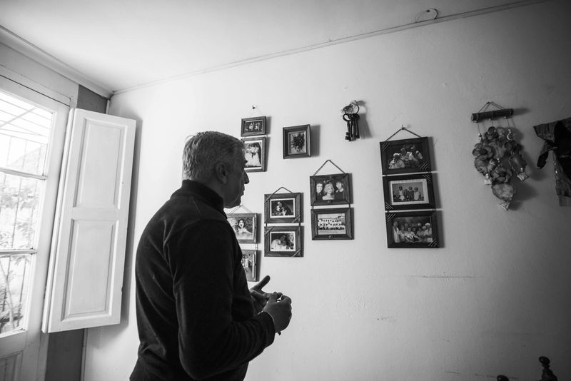 A Wall of Family Photos