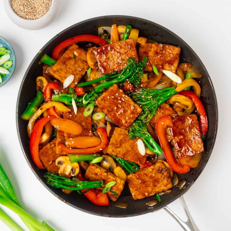 Add Tofu or Tempeh to Stir-Fries